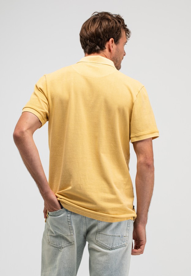 Afbeelding van M2512014 Austin Yellow - Army Pique - Polo - Butcher of Blue